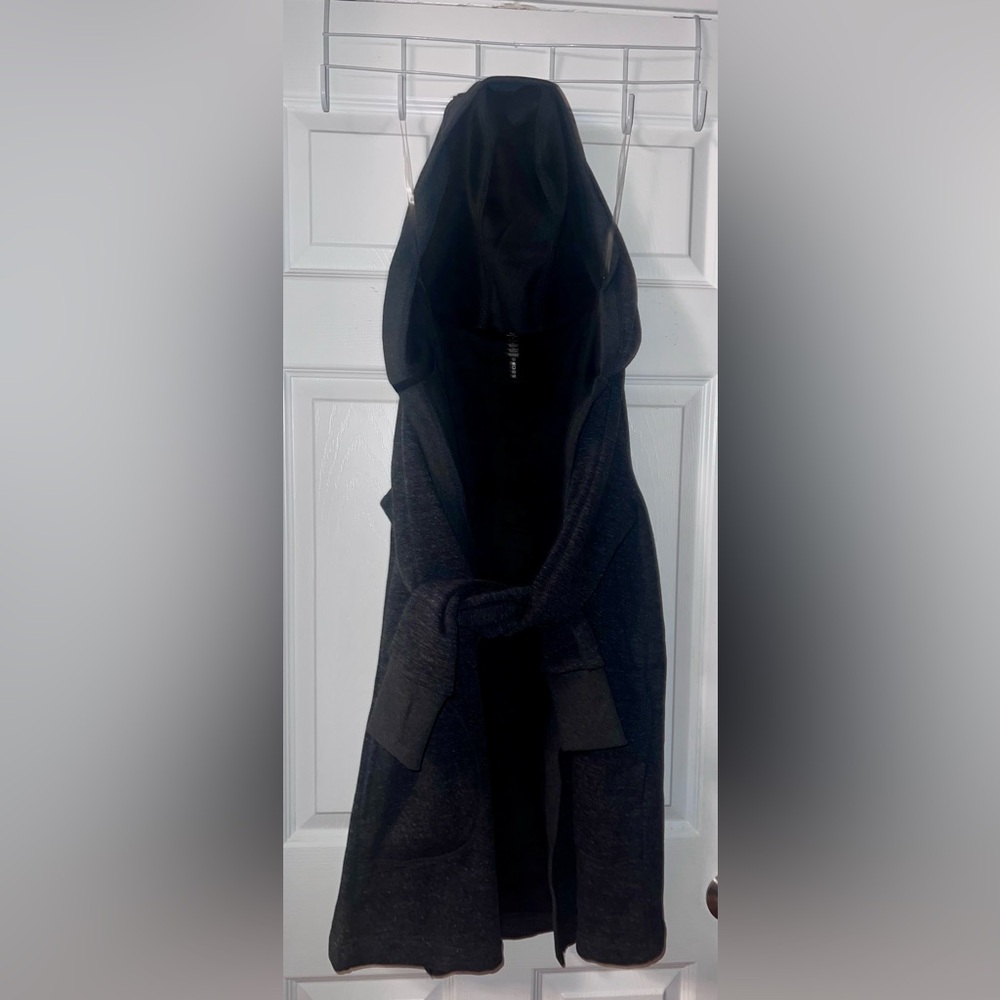 90 Degree By Reflex Gray Cardigan Sweater